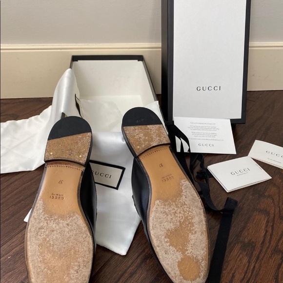 Princetown leather slippers GUCCI - Picture 6 of 8